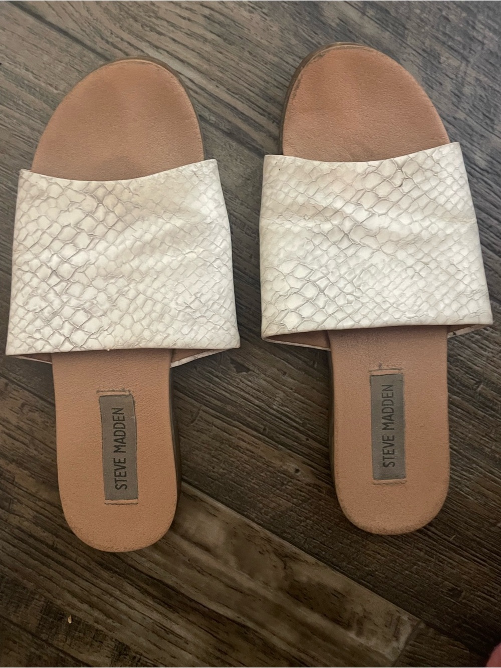 Steve Madden Croc-Embossed Carolyn Sandals